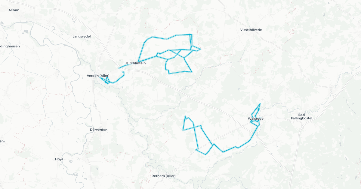 Liniennetz von AllerBus