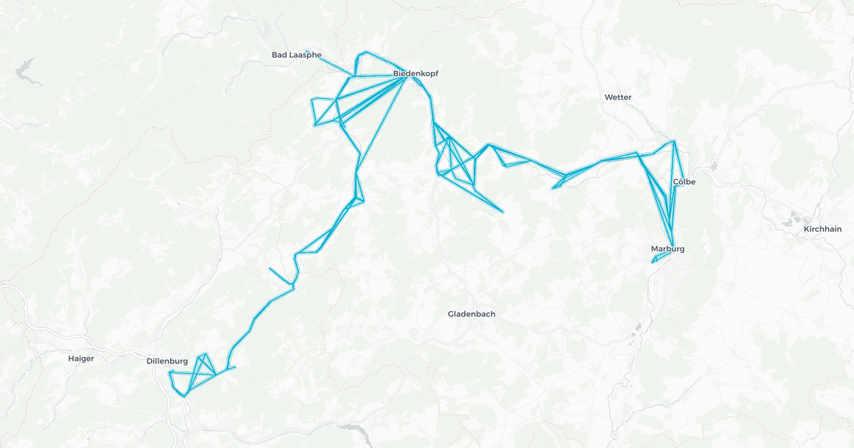 Liniennetz von ALV Marburg