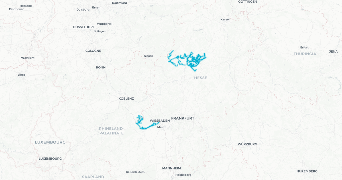 Liniennetz von ALV Oberhessen