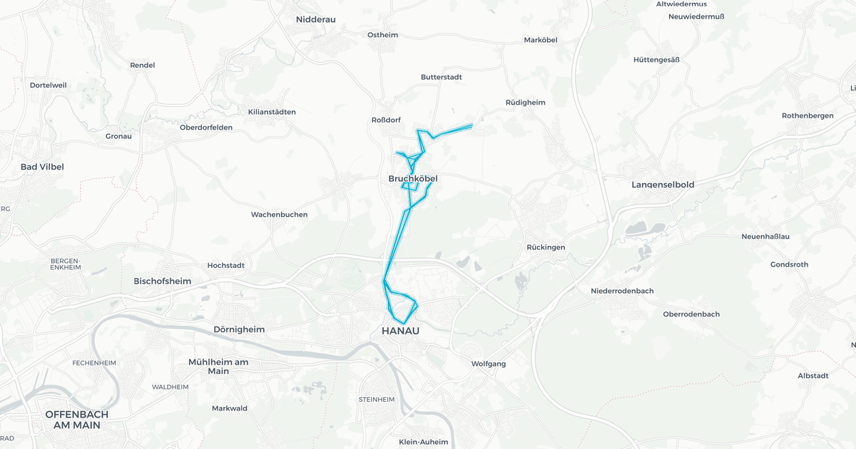 Liniennetz von ARGE HRS Omnibus OHG