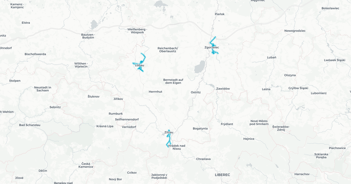 Liniennetz von Astel SV-Zgorzelec