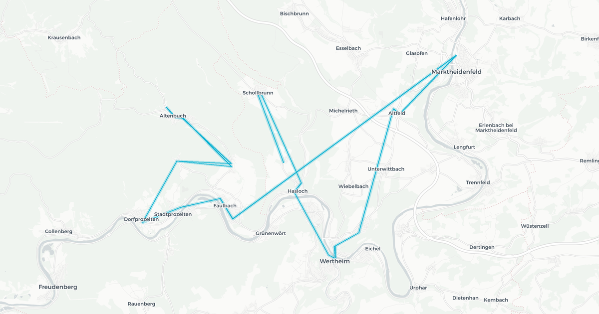 Liniennetz von Auro