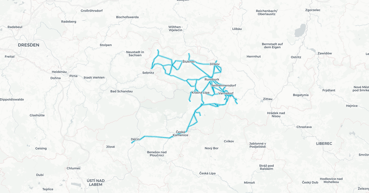 Liniennetz von Autobusy Karlovy Vary