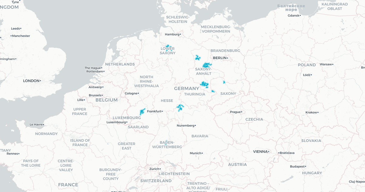 Liniennetz von bkr-mobility & DB Regio Bus Mitte & Sche