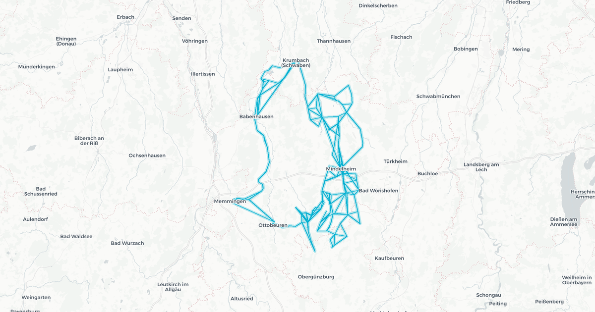 Liniennetz von Brandner/Babenhausen (VMK)
