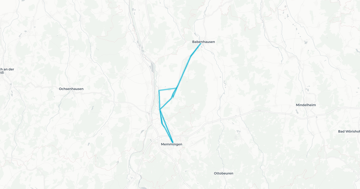 Liniennetz von Brandner Unterallgäu