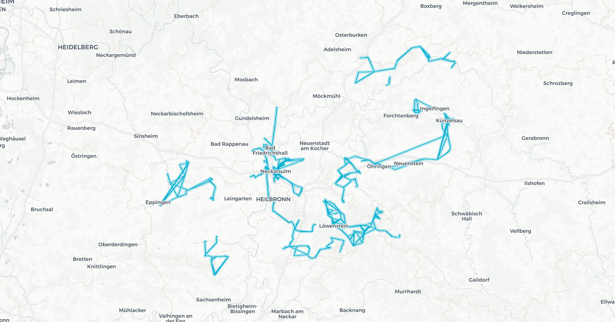 Liniennetz von Bus (Region)