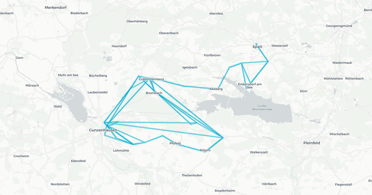 Liniennetz von Bus Region (OVF)