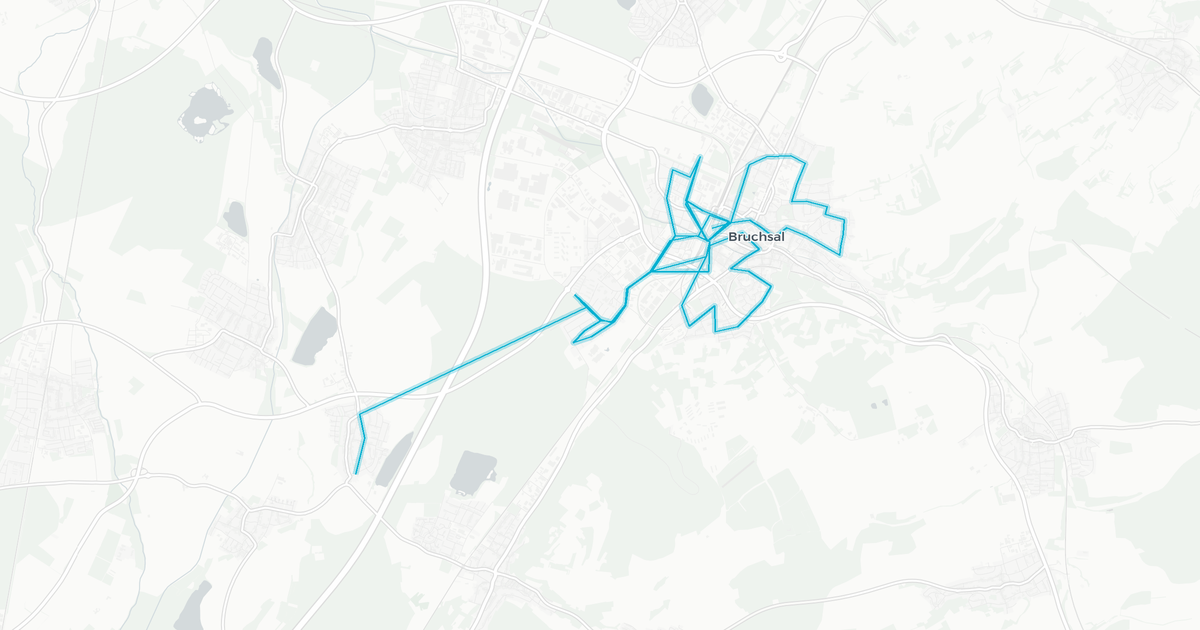 Liniennetz von Bus RVS