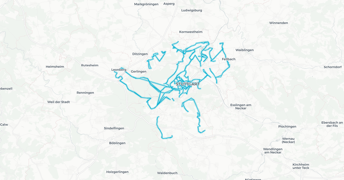 Liniennetz von Bus (SSB)