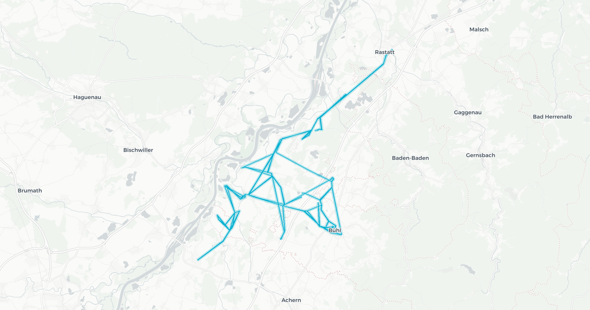 Liniennetz von Bus SWEG