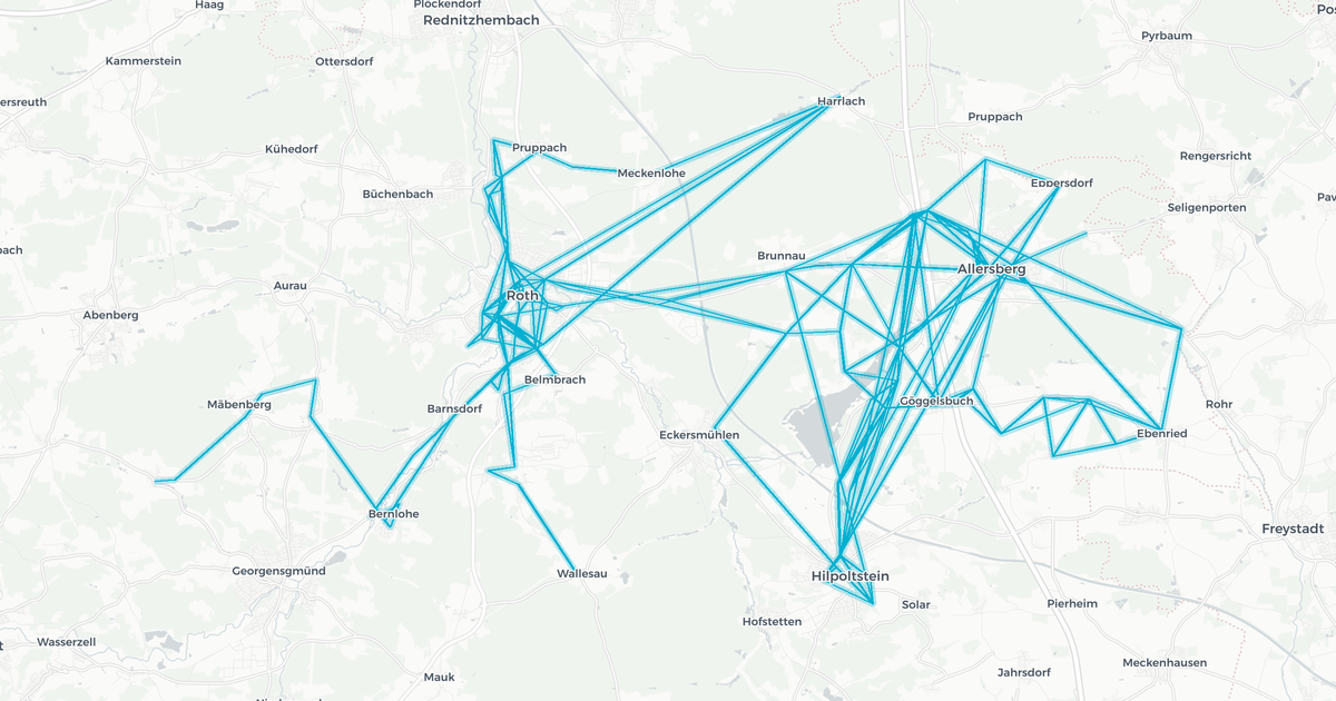 Liniennetz von Bus10