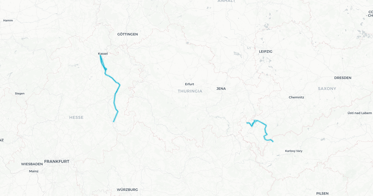 Liniennetz von cantus Verkehrsgesellschaft