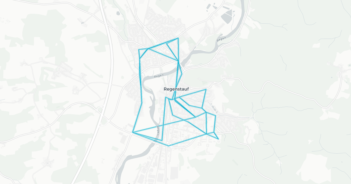 Liniennetz von Citybus Regenstauf