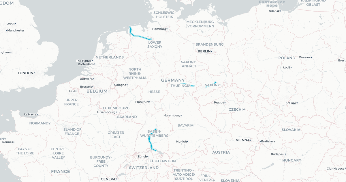 Liniennetz von DB Fernverkehr (Codesharing)