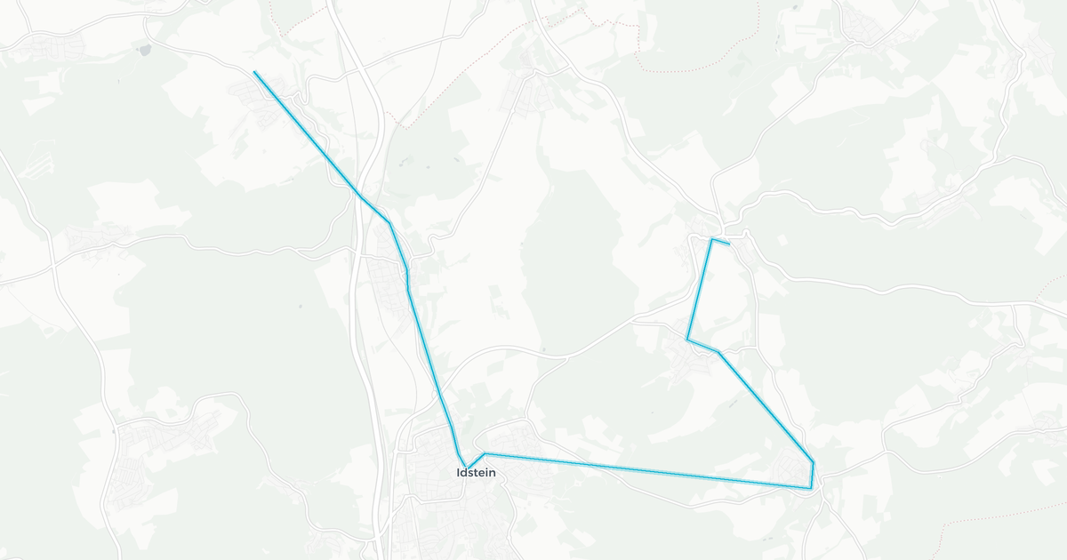 Liniennetz von DB Regio Bus Südwest GmbH
