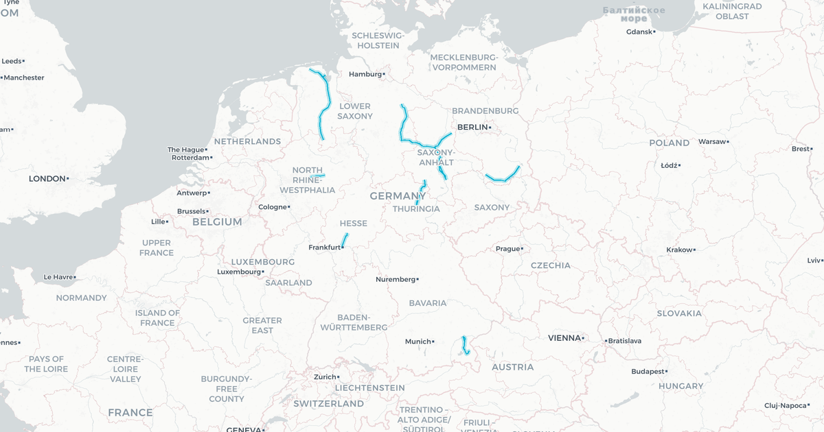 Liniennetz von DB RegioNetz Verkehrs GmbH Südostbayernbahn