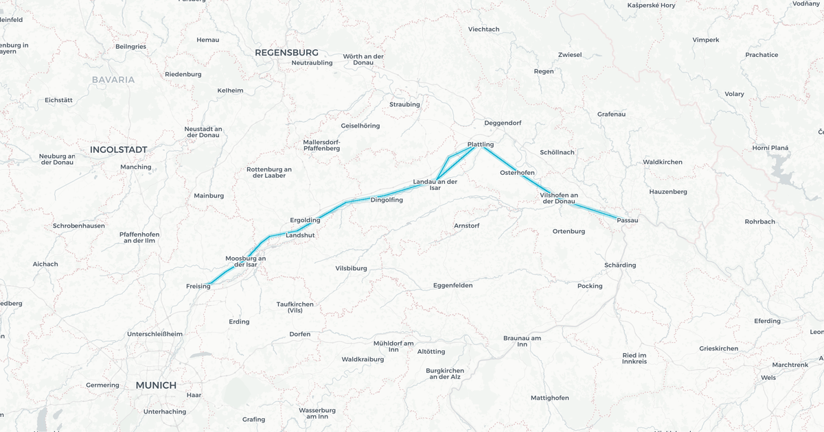 Liniennetz von deu.mobil GmbH