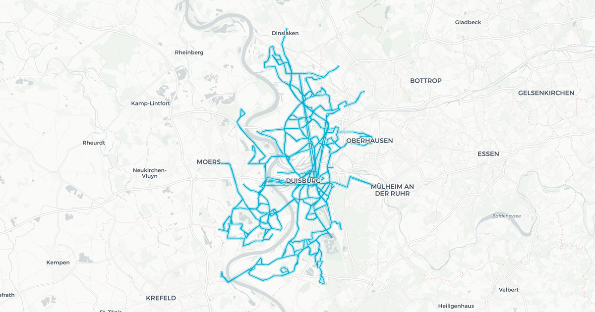 Liniennetz von DVG Bus