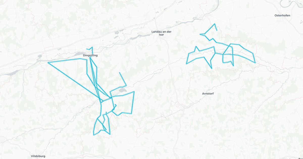 Liniennetz von Ebenbeck Verkehrsbetriebe