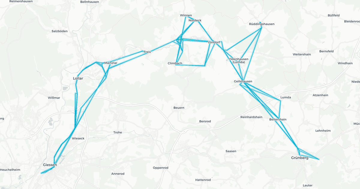 Liniennetz von Erletz