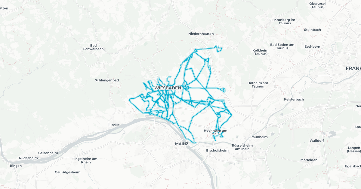 Liniennetz von ESWE Verkehrsgesellschaft mbH