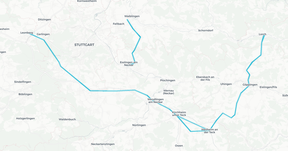 Liniennetz von Expressbus Relex1