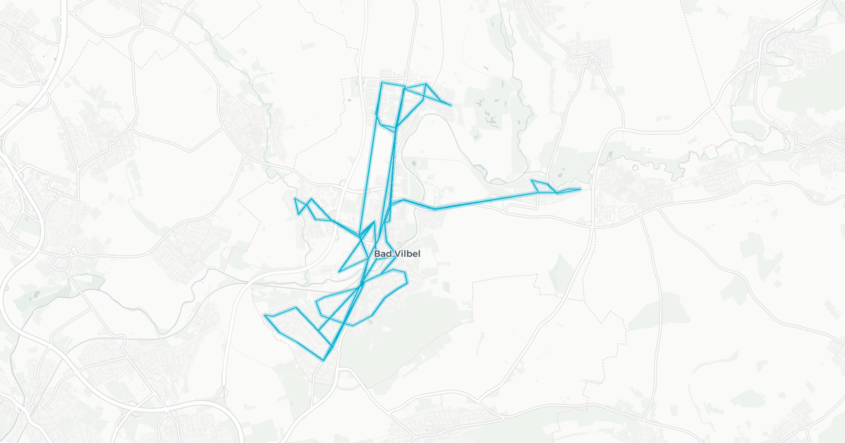 Liniennetz von Fa. Stadtwerke Bad Vilbel GmbH