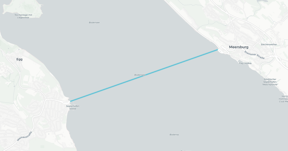 Liniennetz von Fähre Konstanz-Meersburg