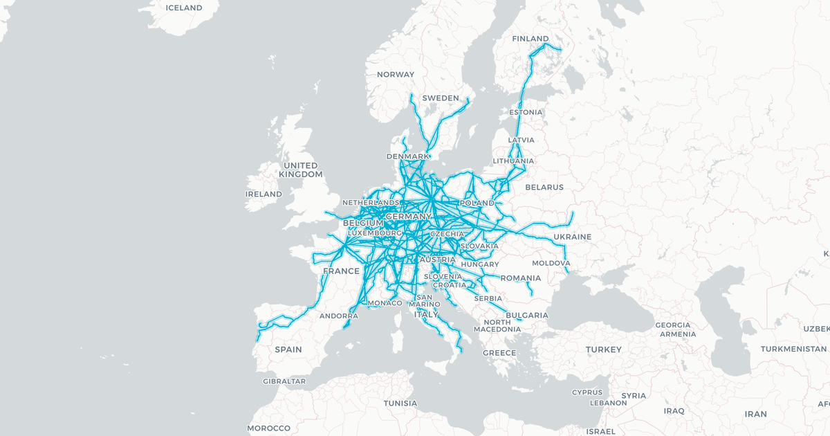 Liniennetz von FlixBus-de