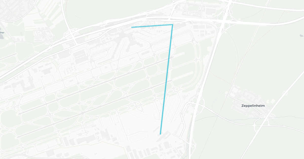 Liniennetz von Fraport AG