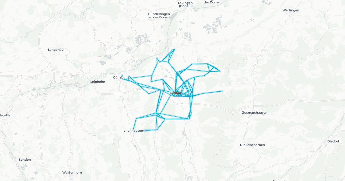 Liniennetz von Gruber