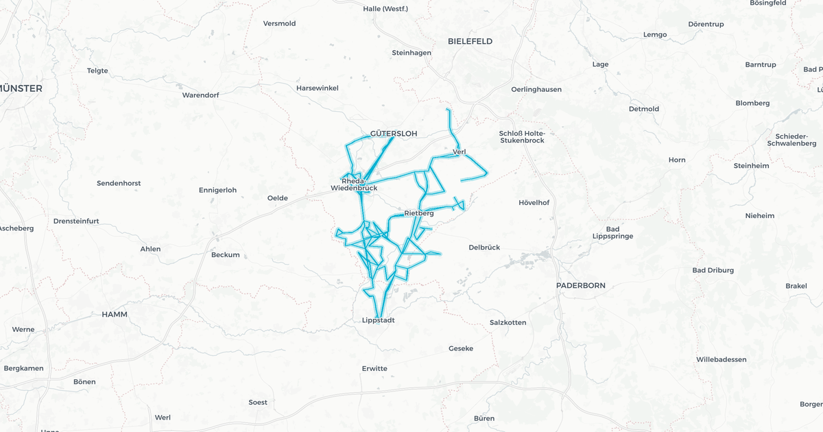 Liniennetz von GTSüdwest