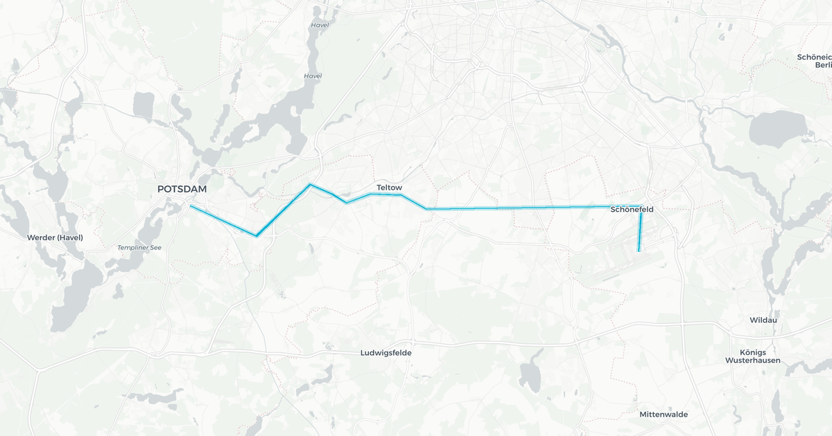 Liniennetz von Günter Anger Güterverkehrs GmbH & Co. Omnibusvermietung KG
