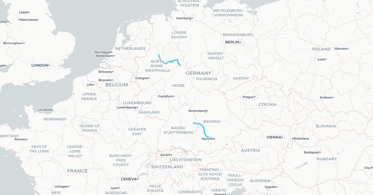 Liniennetz von GYRB Arverio Bayern GmbH