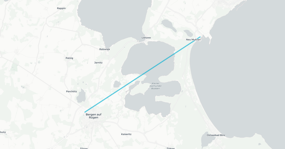 Liniennetz von Hanseatische Eisenbahn GmbH