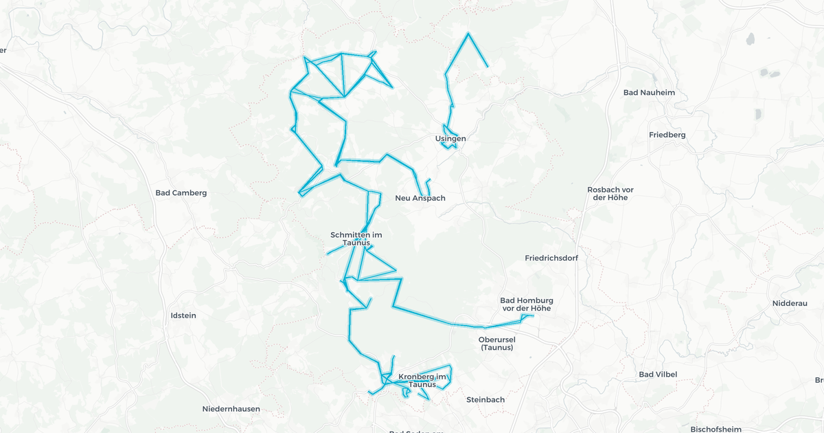 Liniennetz von HLB Bus GmbH