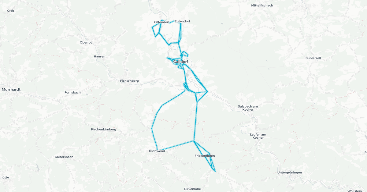 Liniennetz von Hofmann Omnibusverkehr