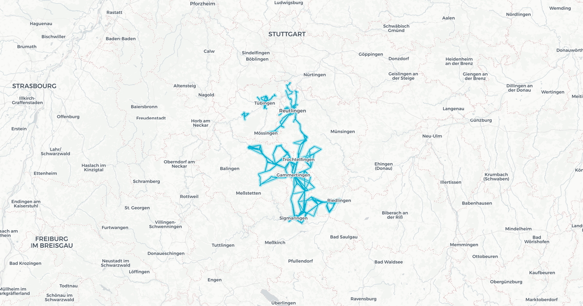 Liniennetz von Hohenzollerische Landesbahn AG [Bus]