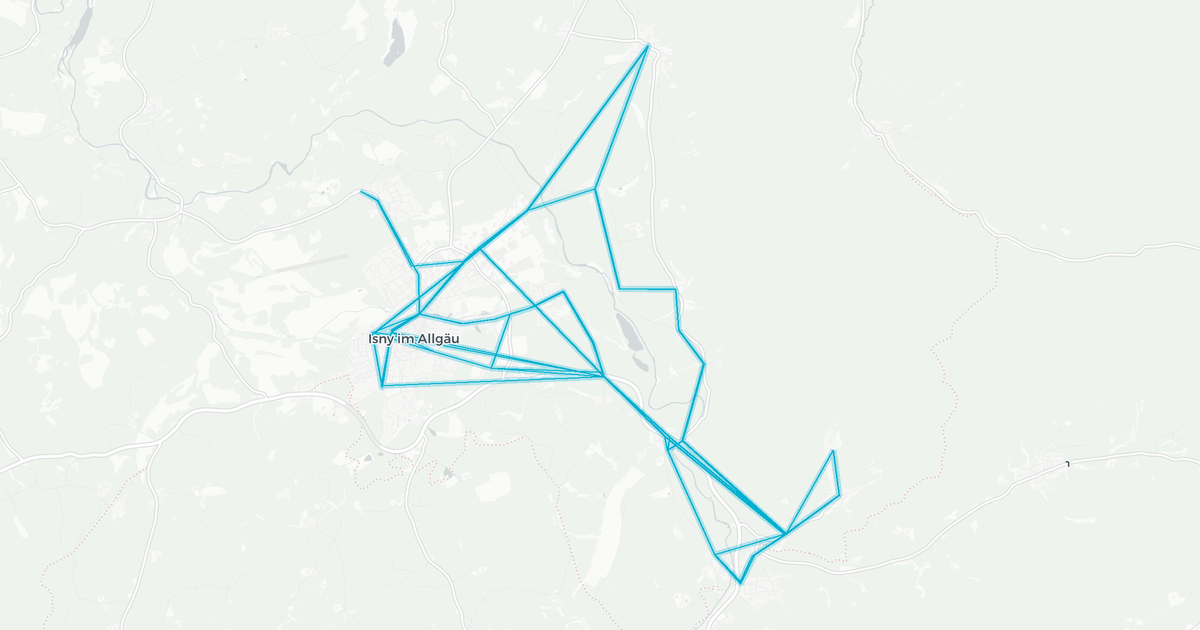 Liniennetz von Isny