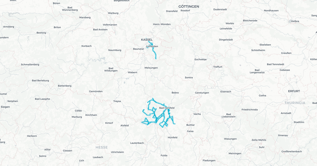 Liniennetz von Käberich Omnibusbetrieb