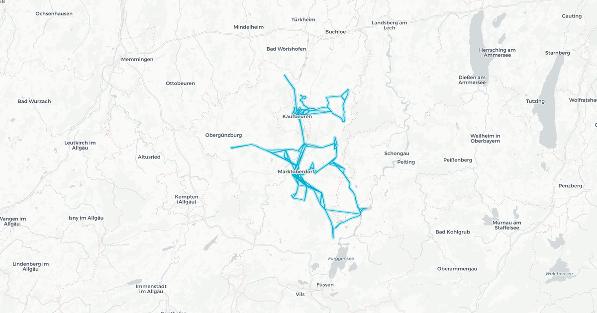 Liniennetz von Kirchweihtal