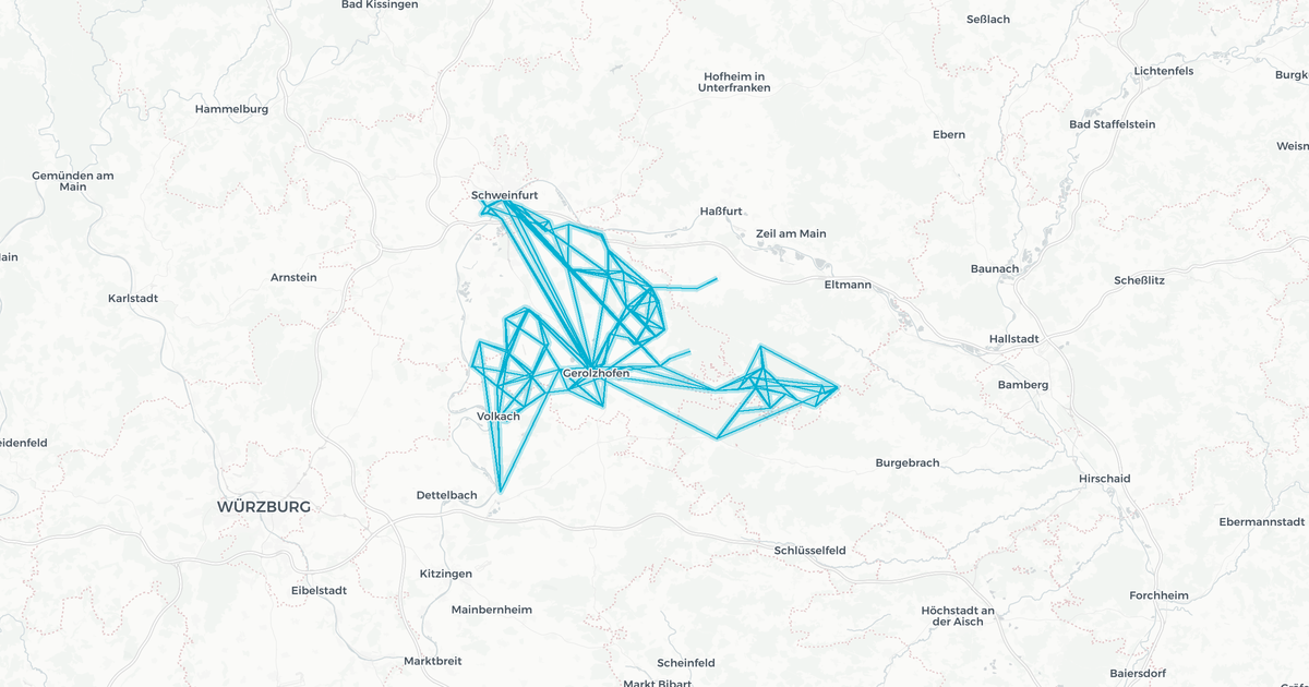 Liniennetz von Kleinhenz