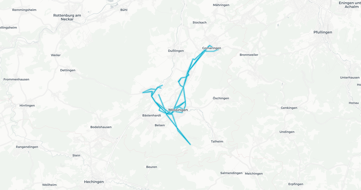 Liniennetz von Knoll Fahrtenservice