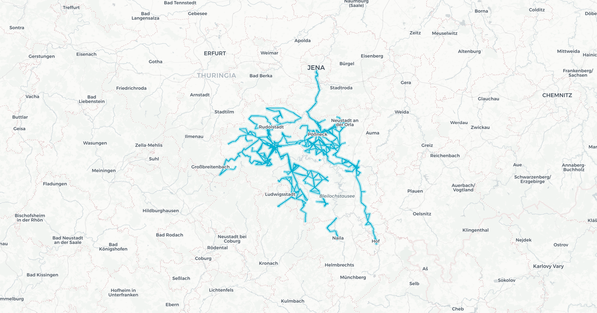 Liniennetz von Kombus