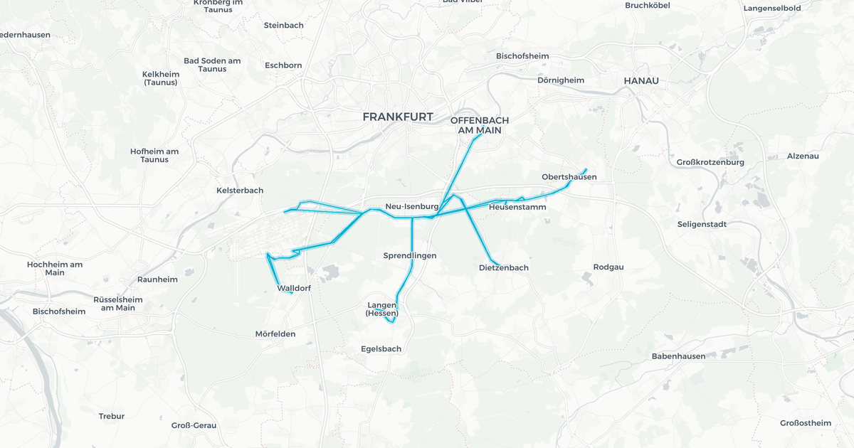 Liniennetz von Kreativ Tours GmbH