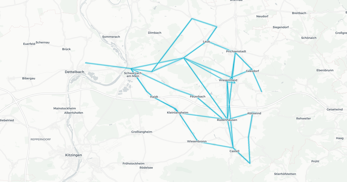 Liniennetz von KT