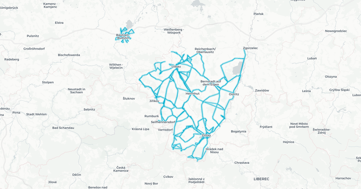 Liniennetz von KVG-Bus