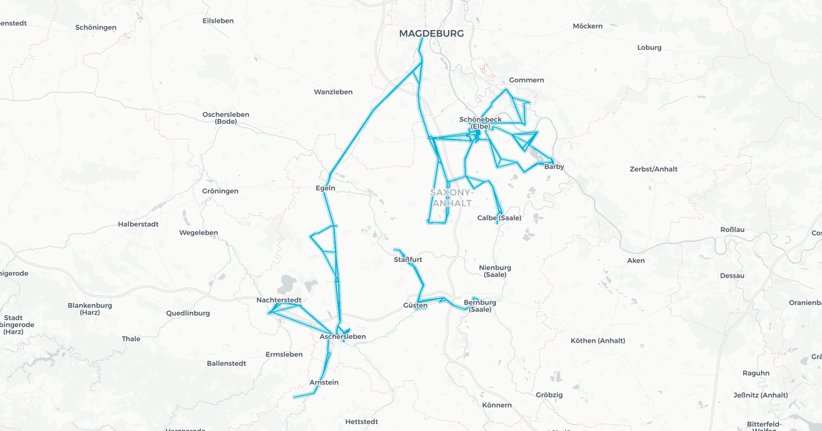 Liniennetz von KVG Salzland