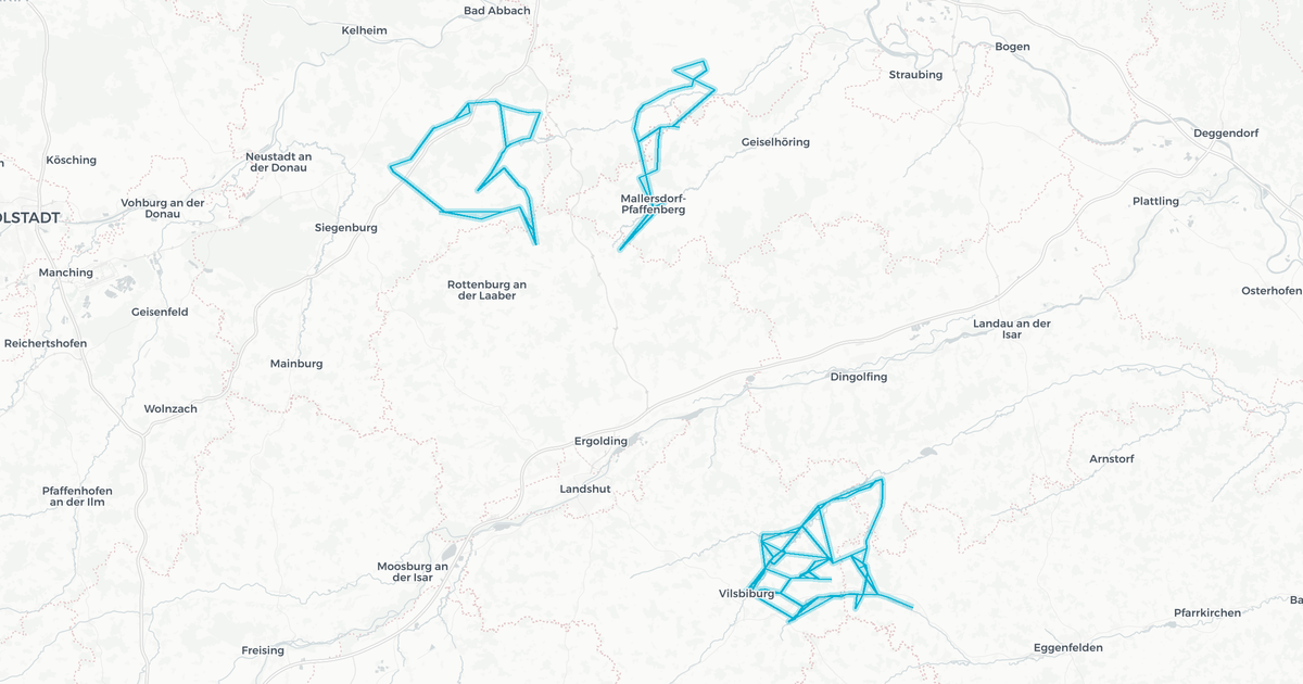 Liniennetz von Landkreis Landshut